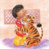 From the poem "A Tiger in my Tree" in the book Baby Time Rhymes.